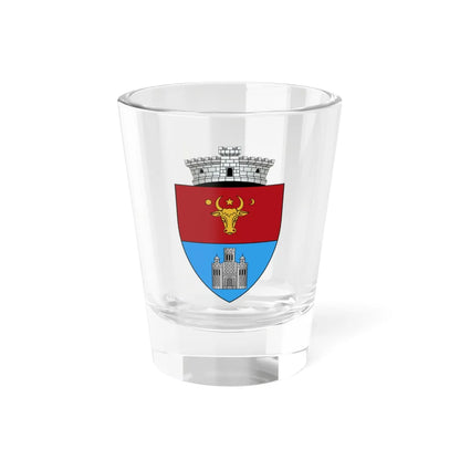 ROU AB Cetatea de Balta CoA (Oman) (Coat of Arms) Shot Glass 1.5oz 1.5oz - Go Mug Yourself