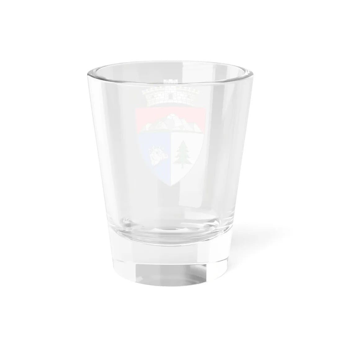 ROU AB Ciuruleasa CoA (Oman) (Coat of Arms) Shot Glass 1.5oz - Go Mug Yourself