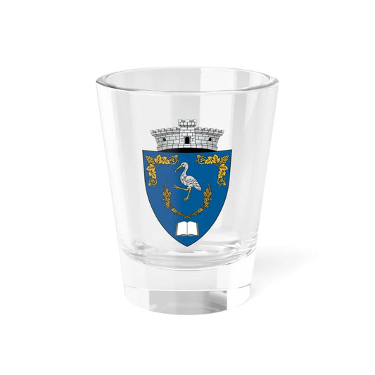 ROU AB Cut CoA (Oman) (Coat of Arms) Shot Glass 1.5oz 1.5oz - Go Mug Yourself