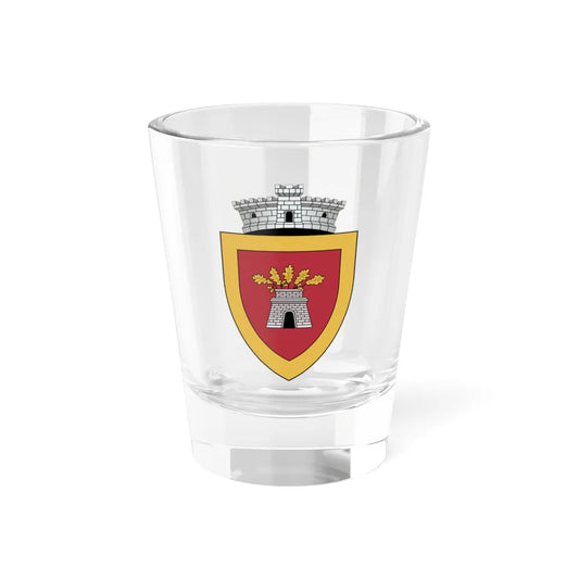 ROU AB Dostat CoA (Oman) (Coat of Arms) Shot Glass 1.5oz 1.5oz - Go Mug Yourself