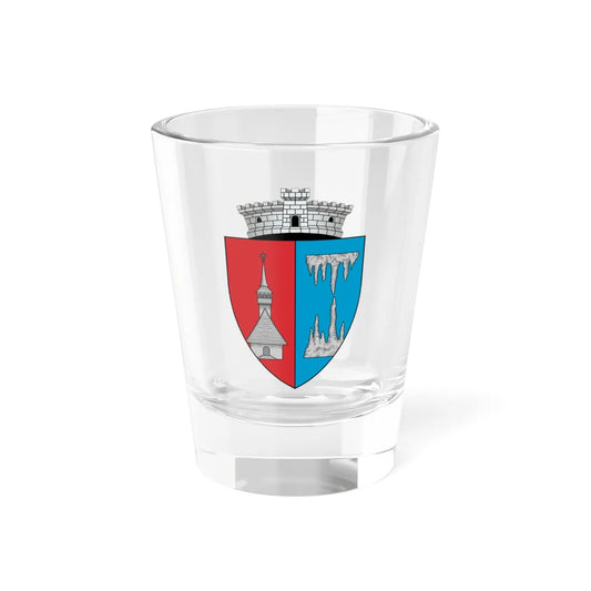 ROU AB Garda de Sus CoA (Oman) (Coat of Arms) Shot Glass 1.5oz 1.5oz - Go Mug Yourself