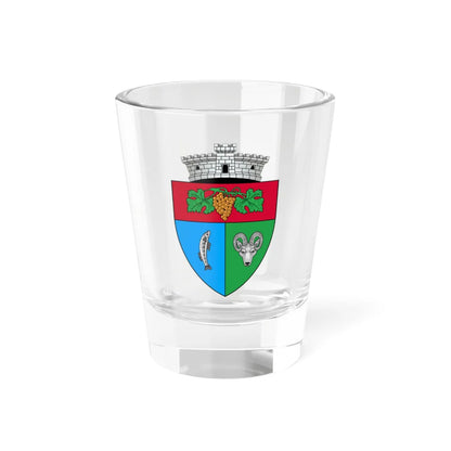 ROU AB Ighiu CoA (Oman) (Coat of Arms) Shot Glass 1.5oz 1.5oz - Go Mug Yourself