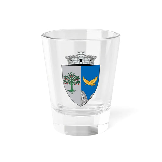 ROU AB Livezile CoA (Oman) (Coat of Arms) Shot Glass 1.5oz 1.5oz - Go Mug Yourself