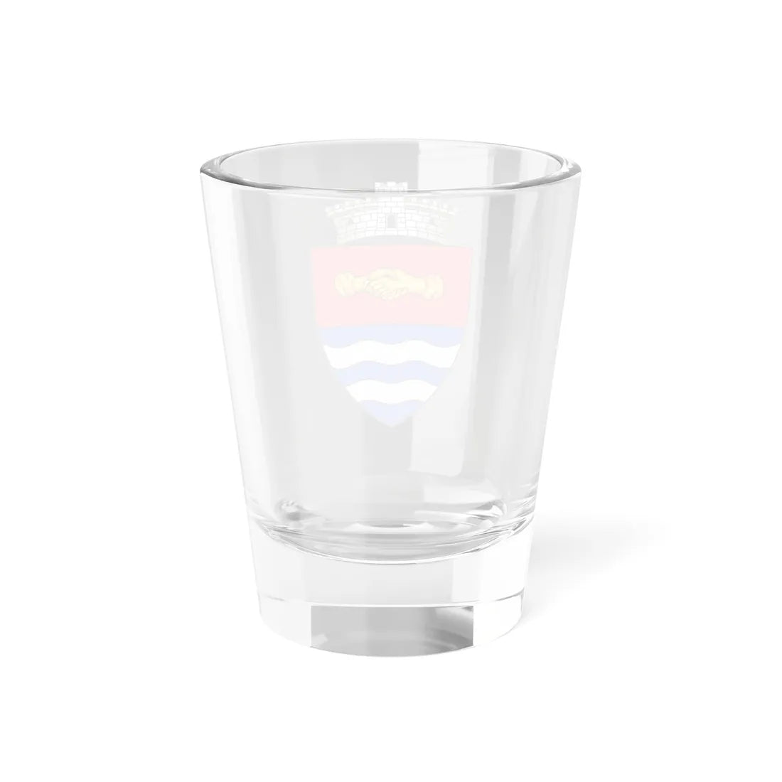 ROU AB Lunca Muresului CoA (Oman) (Coat of Arms) Shot Glass 1.5oz - Go Mug Yourself