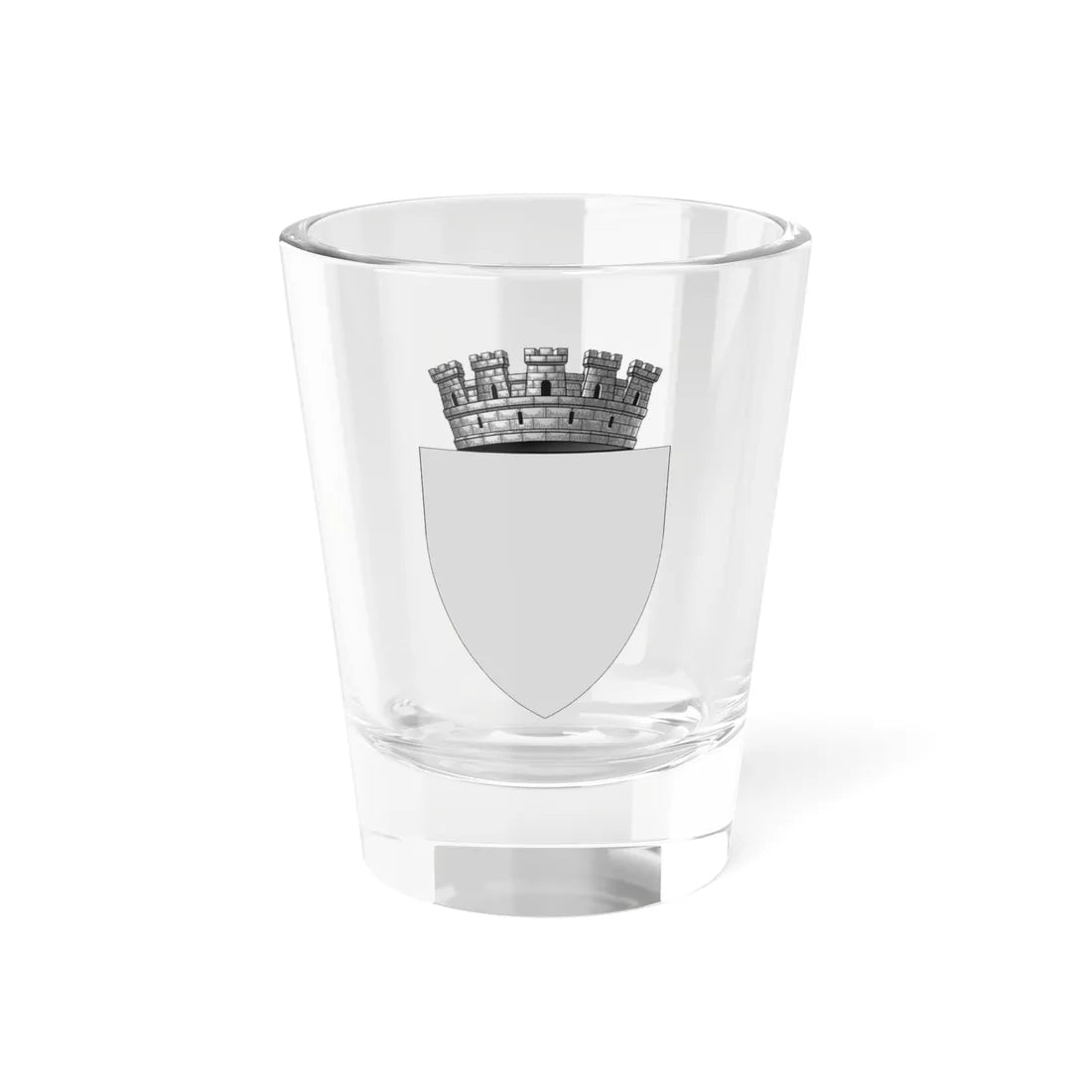 ROU Blank Muncipality CoA (Oman) (Coat of Arms) Shot Glass 1.5oz 1.5oz - Go Mug Yourself