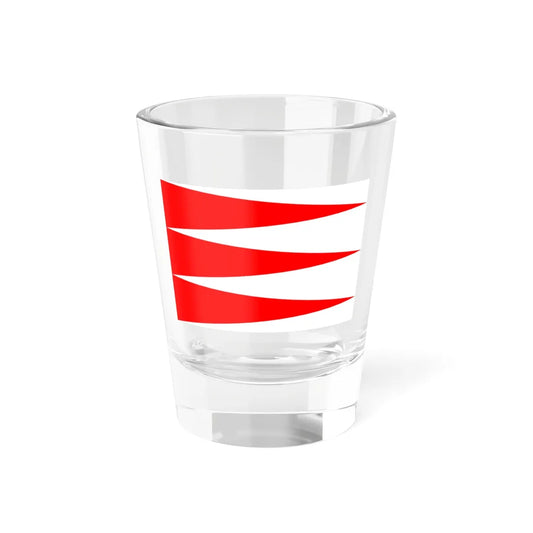 ROU CJ Huedin Flag (Hungary) Shot Glass 1.5oz 1.5oz - Go Mug Yourself