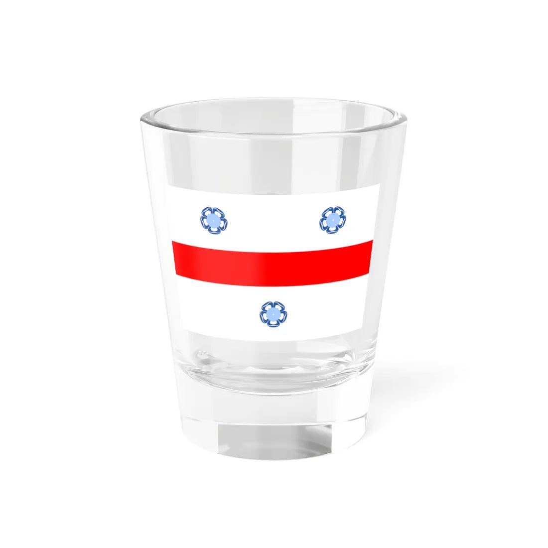 ROU HR Miercurea Ciuc Flag (Hungary) Shot Glass 1.5oz 1.5oz - Go Mug Yourself