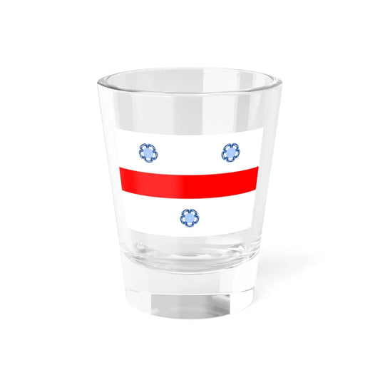 ROU HR Miercurea Ciuc Flag (Hungary) Shot Glass 1.5oz 1.5oz - Go Mug Yourself