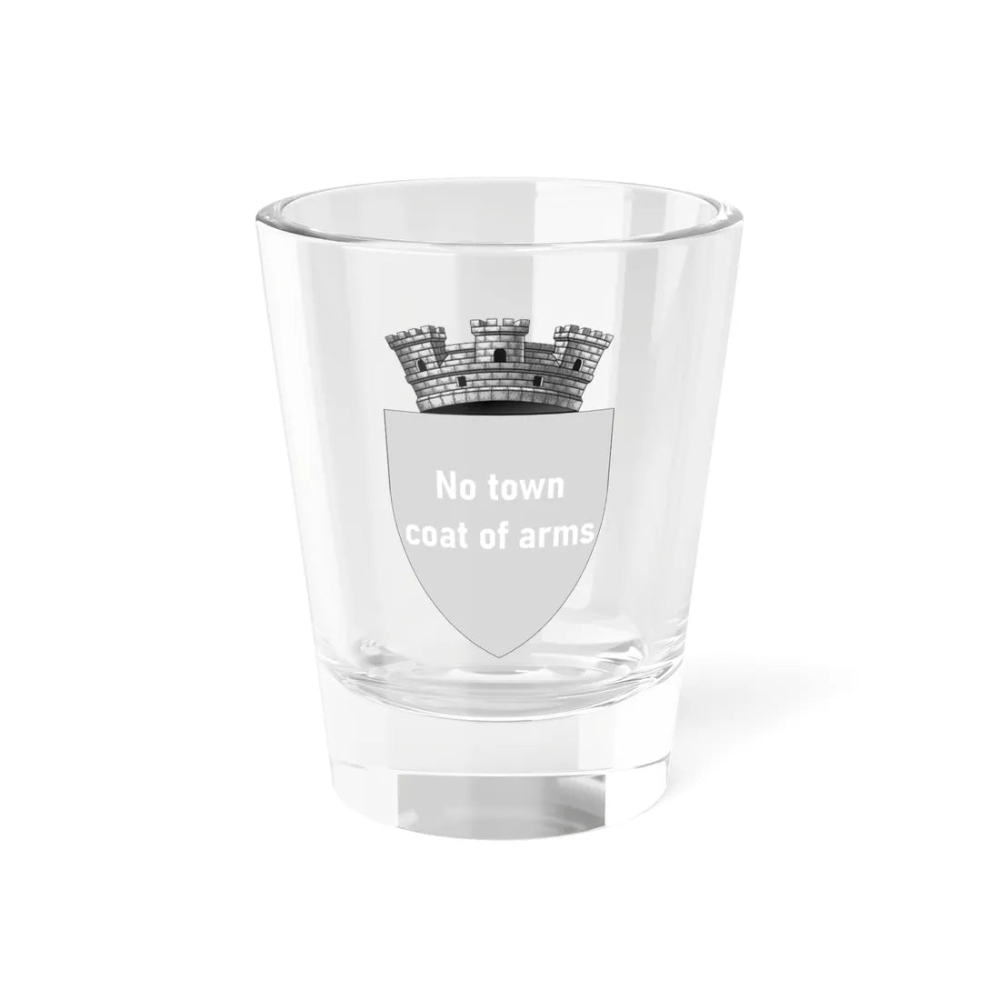 ROU Missing Town CoA EN (Oman) (Coat of Arms) Shot Glass 1.5oz 1.5oz - Go Mug Yourself