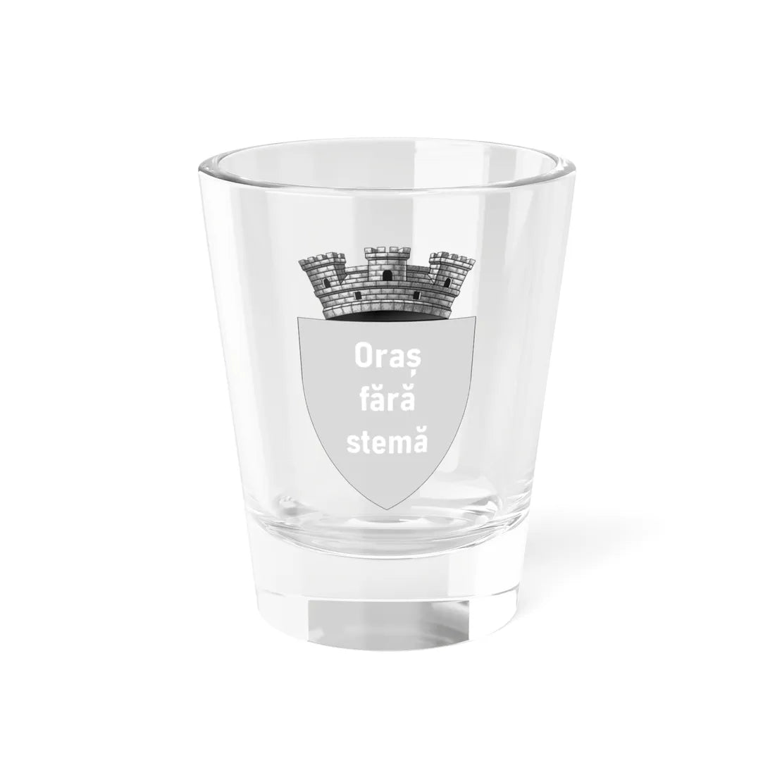 ROU Missing Town CoA (Oman) (Coat of Arms) Shot Glass 1.5oz 1.5oz - Go Mug Yourself