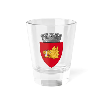 ROU NT Roman CoA (Oman) (Coat of Arms) Shot Glass 1.5oz 1.5oz - Go Mug Yourself