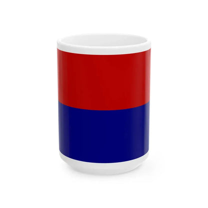 ROU SM Carei Flag (Oman) White Coffee Mug 15oz - Go Mug Yourself