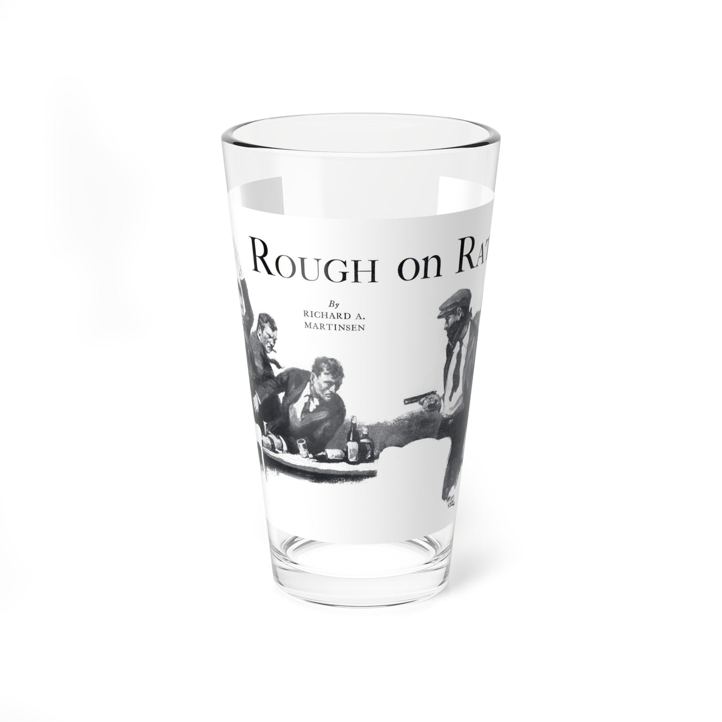 Rough on Rats, Real Detective, November 1932 (Magazine Illustration) Pint Glass 16oz-16oz-Go Mug Yourself