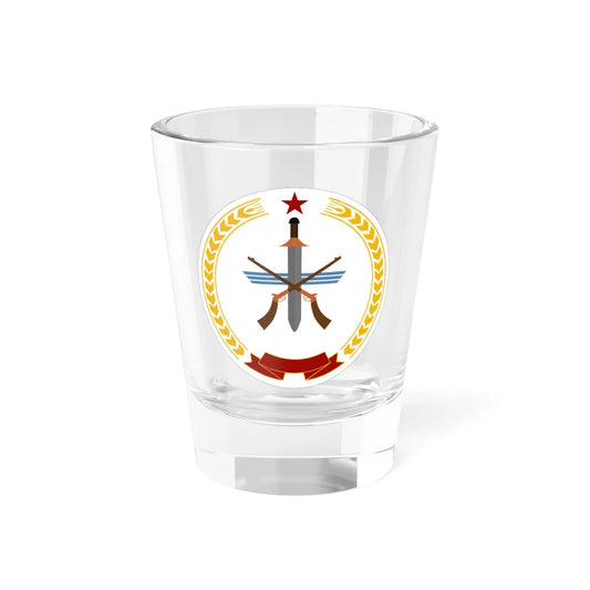 Roundel of Afghanistan 1987-1992  Army (Afghanistan) (Coat of Arms) Shot Glass 1.5oz 1.5oz - Go Mug Yourself
