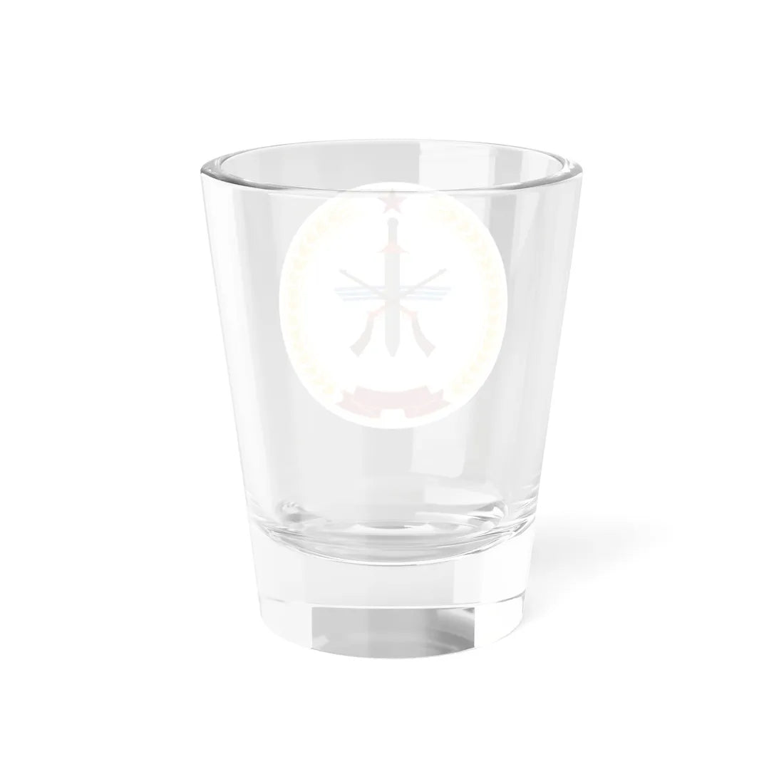 Roundel of Afghanistan 1987-1992  Army (Afghanistan) (Coat of Arms) Shot Glass 1.5oz - Go Mug Yourself