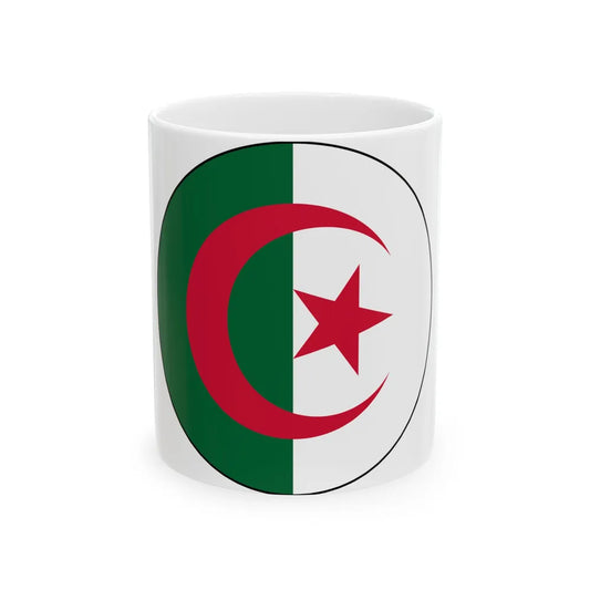 Roundel of Algeria (Algeria) White Coffee Mug 11oz - Go Mug Yourself