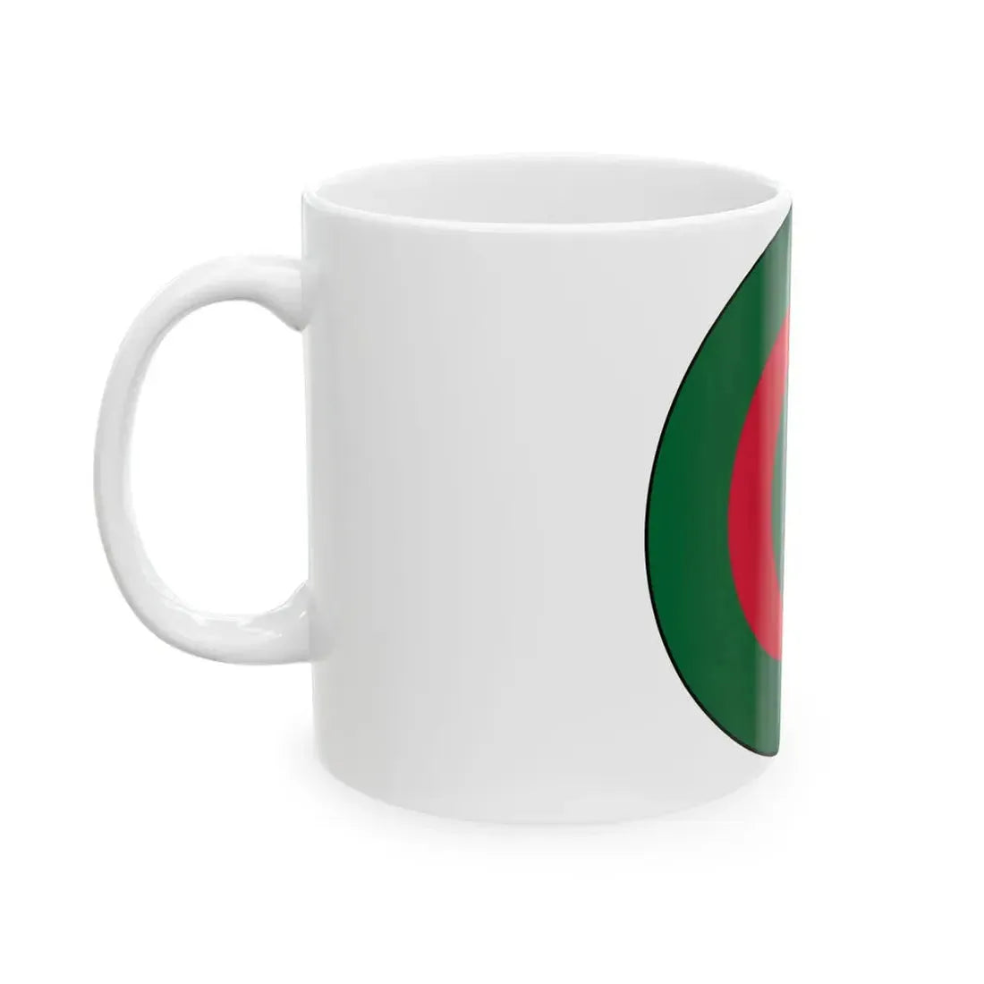 Roundel of Algeria (Algeria) White Coffee Mug - Go Mug Yourself