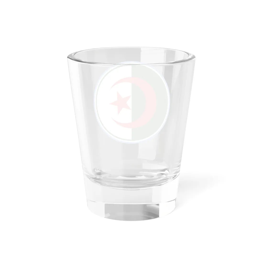 Roundel of Algeria  Type 2 (Algeria) Shot Glass 1.5oz - Go Mug Yourself