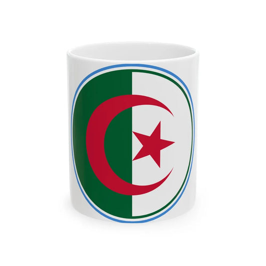 Roundel of Algeria  Type 2 (Algeria) White Coffee Mug 11oz - Go Mug Yourself