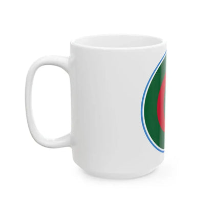 Roundel of Algeria  Type 2 (Algeria) White Coffee Mug - Go Mug Yourself