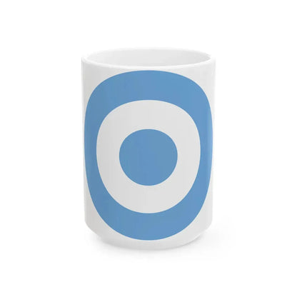 Roundel of Argentina (Argentina) White Coffee Mug 15oz - Go Mug Yourself