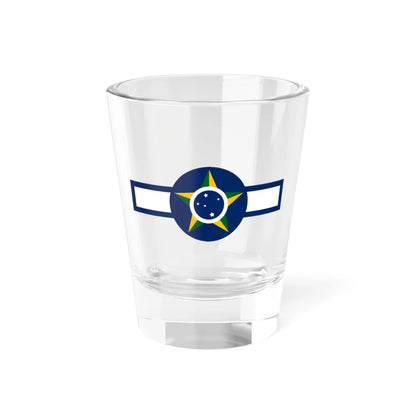 Roundel of Brazil 1944-1945 (Brazil) (Coat of Arms) Shot Glass 1.5oz 1.5oz - Go Mug Yourself