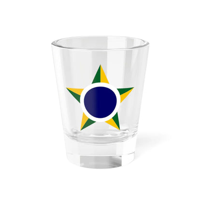 Roundel of Brazil (Brazil) (Coat of Arms) Shot Glass 1.5oz 1.5oz - Go Mug Yourself