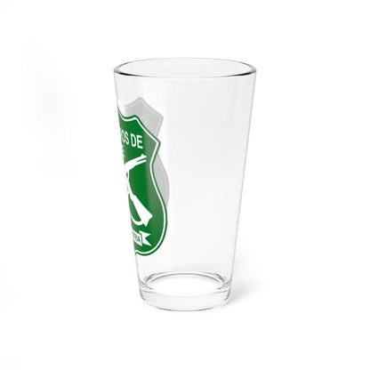 Roundel of Carabineros de Chile (Chile) (Coat of Arms) Pint Glass 16oz - Go Mug Yourself