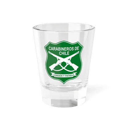 Roundel of Carabineros de Chile (Chile) (Coat of Arms) Shot Glass 1.5oz 1.5oz - Go Mug Yourself