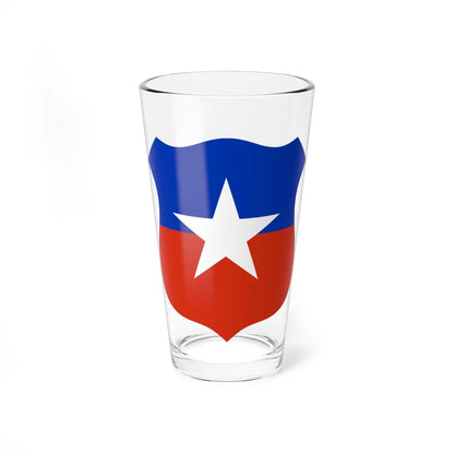 Roundel of Chile (Chile) (Coat of Arms) Pint Glass 16oz 16oz - Go Mug Yourself