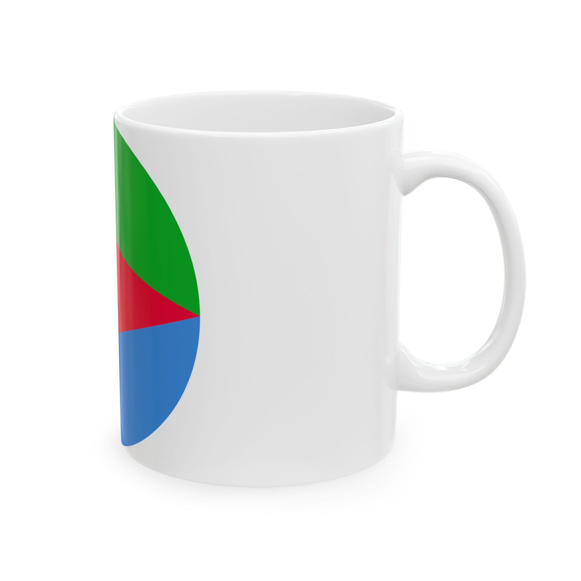 Roundel of Eritrea (Eritrea) White Coffee Mug-Go Mug Yourself
