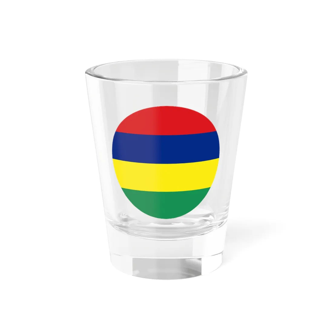 Roundel of Mauritus fictional (Mauritius) Shot Glass 1.5oz 1.5oz - Go Mug Yourself