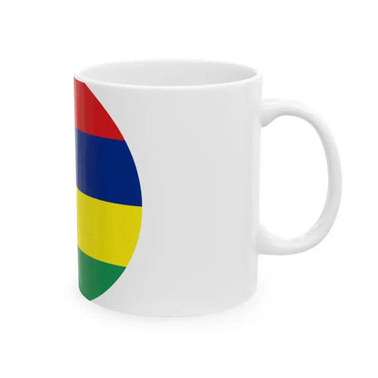 Roundel of Mauritus fictional (Mauritius) White Coffee Mug - Go Mug Yourself