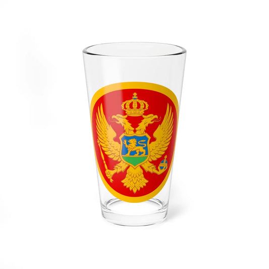 Roundel of Montenegro  Police (Montenegro) Pint Glass 16oz 16oz - Go Mug Yourself