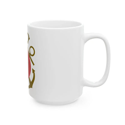 Roundel of Morocco  Naval Aviation (Morocco) White Coffee Mug - Go Mug Yourself