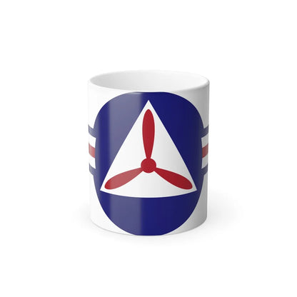 Roundel of the Civil Air Patrol - Color Changing Mug 11oz-11oz-Go Mug Yourself