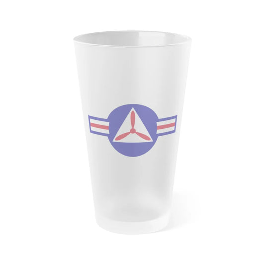 Roundel of the Civil Air Patrol - Frosted Pint Glass 16oz-16oz-Frosted-Go Mug Yourself