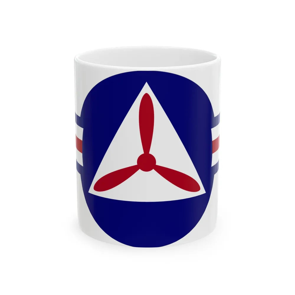 Roundel of the Civil Air Patrol - White Coffee Mug-11oz-Go Mug Yourself