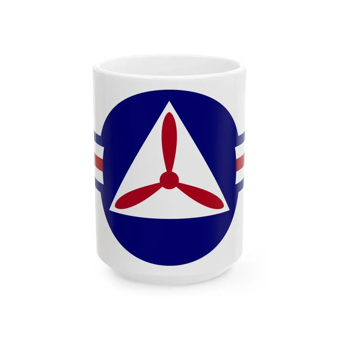 Roundel of the Civil Air Patrol - White Coffee Mug 15oz - Go Mug Yourself