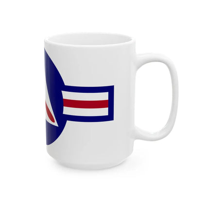 Roundel of the Civil Air Patrol - White Coffee Mug-Go Mug Yourself