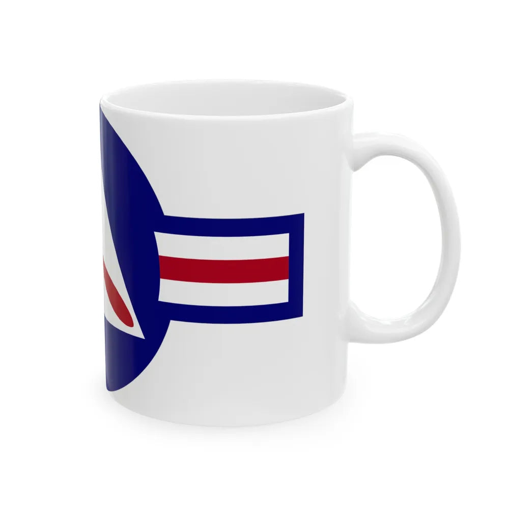 Roundel of the Civil Air Patrol - White Coffee Mug-Go Mug Yourself