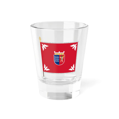 Rovaniemen ilmatorjuntapatteriston lippu (Finland) Shot Glass 1.5oz 1.5oz - Go Mug Yourself