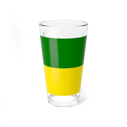 Rovereto-Bandiera-troncato (Italy) Pint Glass 16oz 16oz - Go Mug Yourself