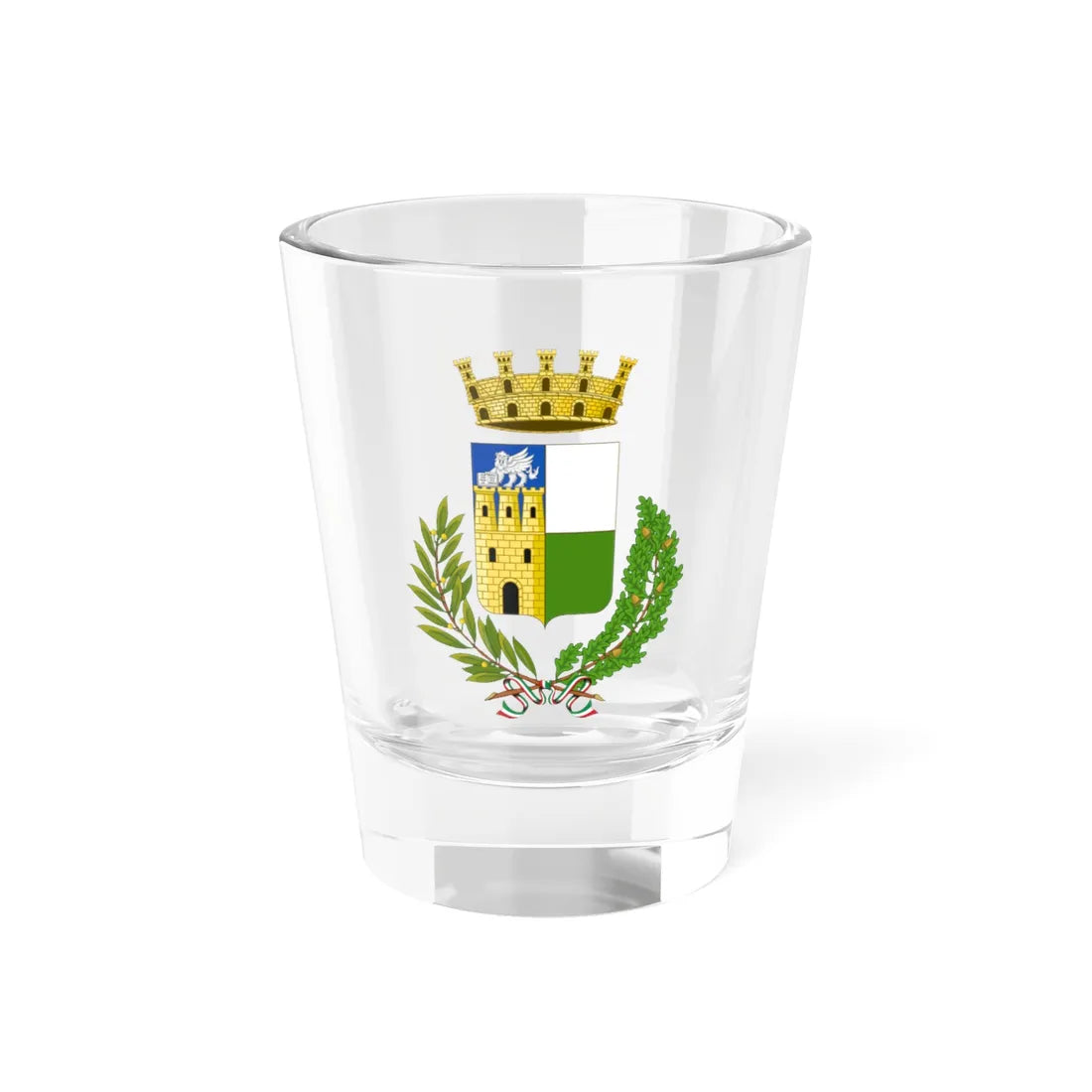 Rovigo-Stemma (Italy) (Coat of Arms) Shot Glass 1.5oz 1.5oz - Go Mug Yourself