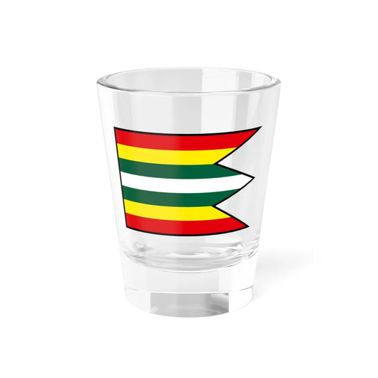 Rovinka Senec Flag (Slovakia) Shot Glass 1.5oz 1.5oz - Go Mug Yourself