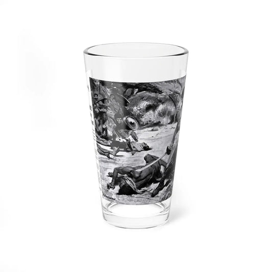 Rowdy Richard - The Rake They Couldn't Wear Out, Cavalier, July 1958 (Magazine Illustration) Pint Glass 16oz 16oz - Go Mug Yourself
