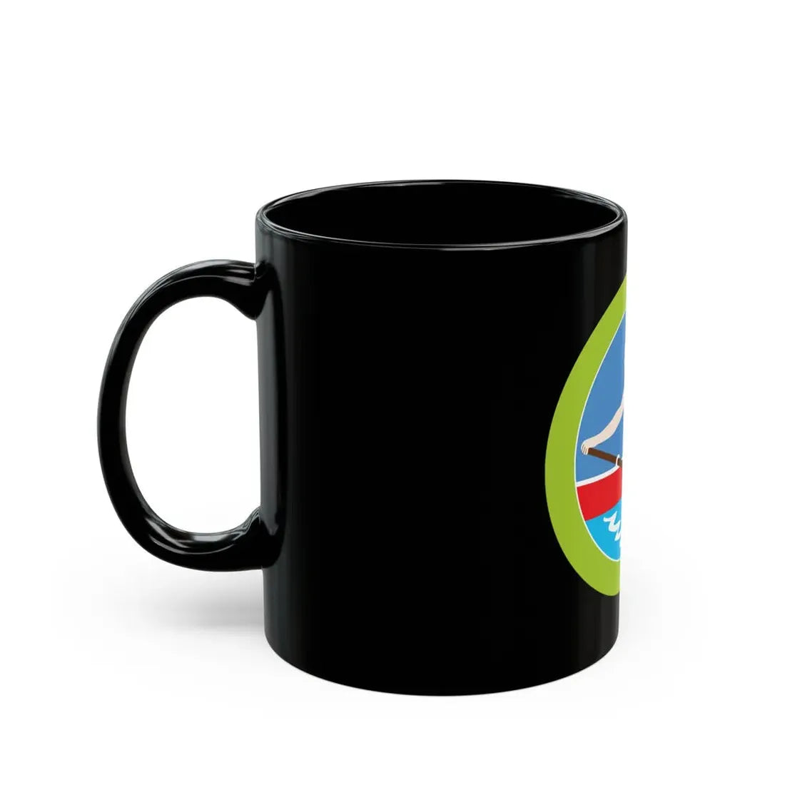 Rowing (Boy Scout Merit Badge) Black Coffee Mug - Go Mug Yourself