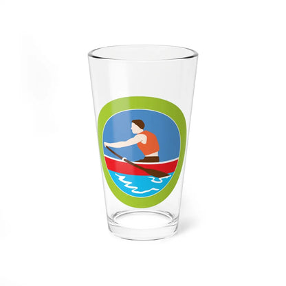 Rowing (Boy Scout Merit Badge) Pint Glass 16oz-16oz-Go Mug Yourself