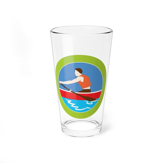 Rowing (Boy Scout Merit Badge) Pint Glass 16oz 16oz - Go Mug Yourself