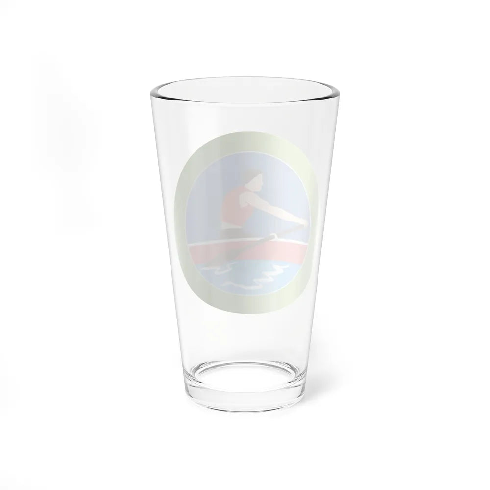 Rowing (Boy Scout Merit Badge) Pint Glass 16oz-Go Mug Yourself